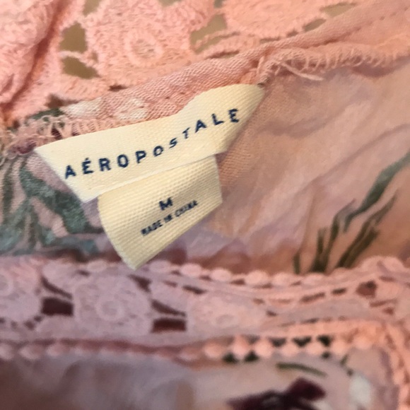 Pink Aeropostale cold shoulder top - Picture 5 of 5